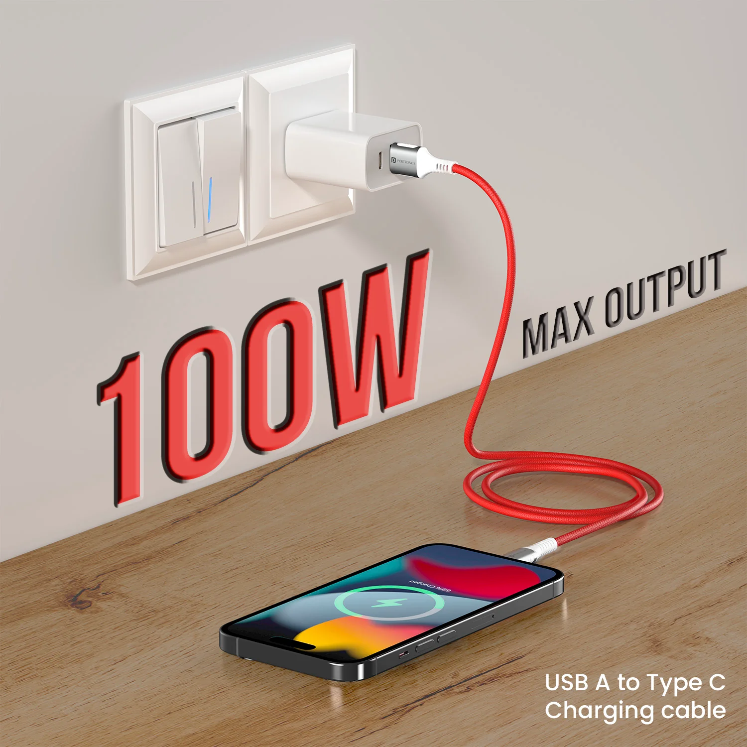 Konnect Y - USB To Type-C Cable 6A - Image 10