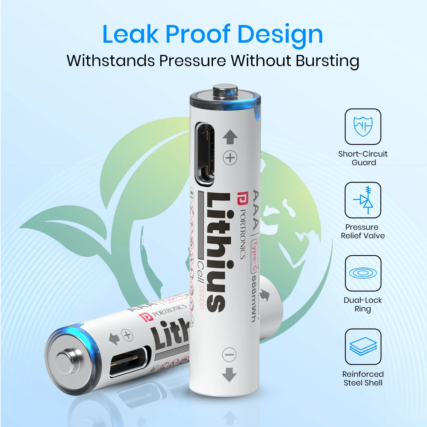 Lithius Cell - AAA USB-C Rechargeable Lithium-ion Battery - Image 3