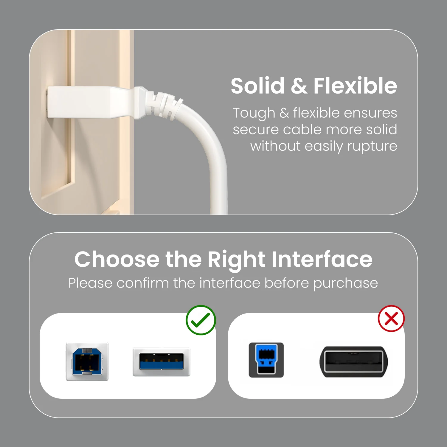 Printlink 5 - USB A To USB B For Printer 5M Cable - Image 9